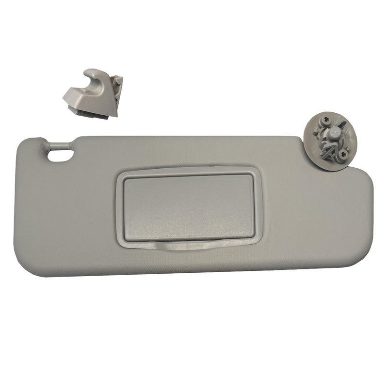 2M PLASTIC Sun Visor fits for Chevy Sonic 2012-2020 Spark 2011-2022 Gray Replacement Brand 2M PLASTIC (Gray Right + Support) - Image 1